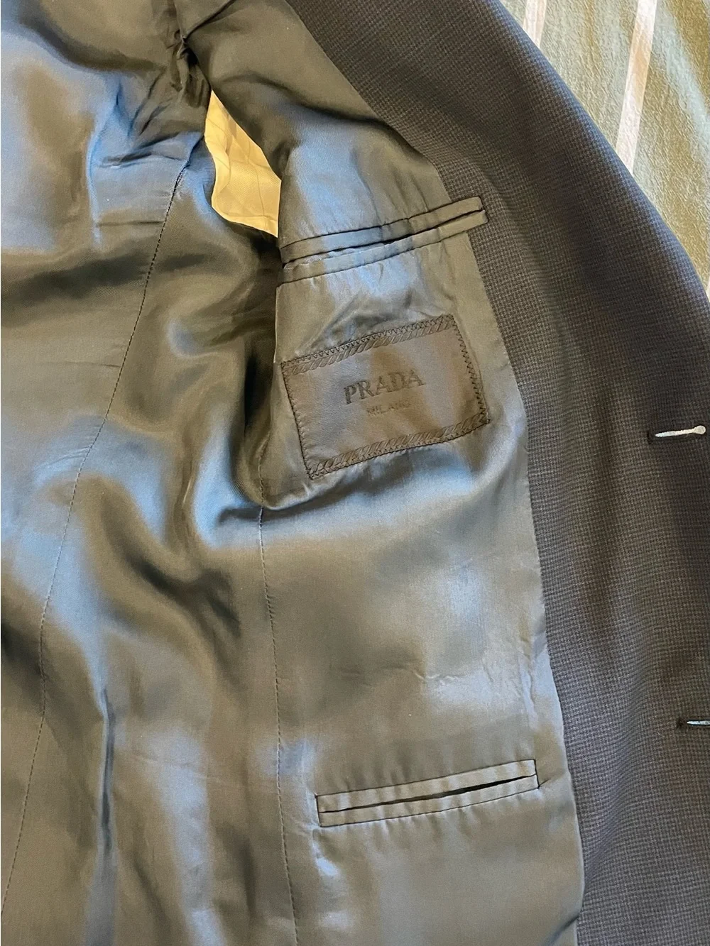 Prada Men's Navy Classic Two-Button Suit